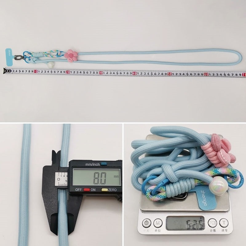 Flower-patterned Crossbody Multi-functional Neck Strap