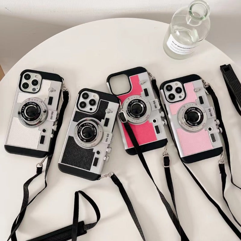 Creative 3D Camera Phone Case For iPhone