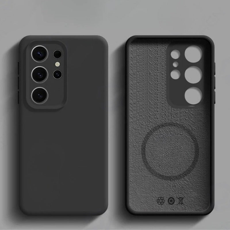 Original Liquid Silicone Magnetic Case For Samsung