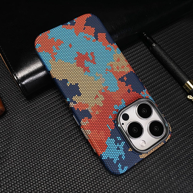 Metal Lens Magnetic Phone Case For iPhone