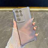 Shockproof Frosted Semi-transparent Soft Phone Case For Samsung