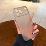 Transparent Frosted Soft Silicone Phone Case For iPhone