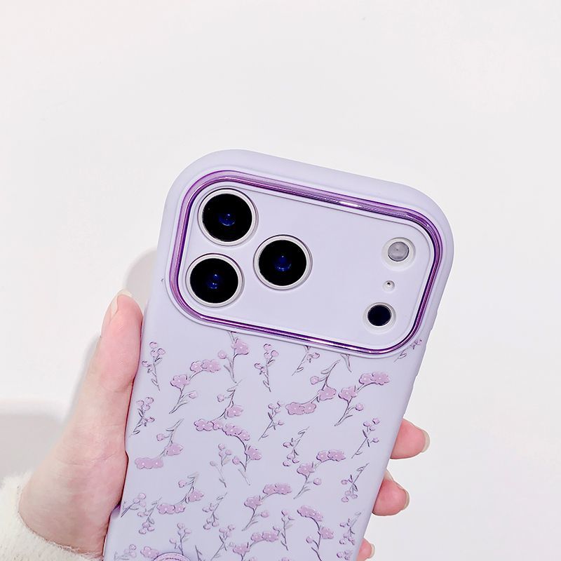 Purple Flower Phone Case For iPhone
