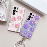 Flower Anti-shock Phone Case For Samsung