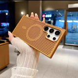 Breathable, shockproof, heat-dissipating magnetic phone case for Samsung