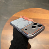 Matte Metalic Magnetic Slim Case For iPhone