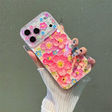 Flower-shaped Epoxy Phone Case For iPhone