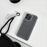 Transparent Acrylic Hand Strap Phone Case For iPhone