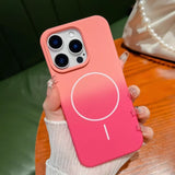 Two-color Gradient Magnetic Phone Case For iPhone