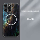 Fine Magnetic Ring Frosted Soft Frame Magnetic Phone Case For iPhone