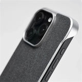 Ultra Thin Light Frameless Cloth Texture Slim Case For iPhone