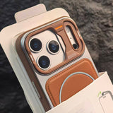 Large Window Magnetic Phone Case For iPhone