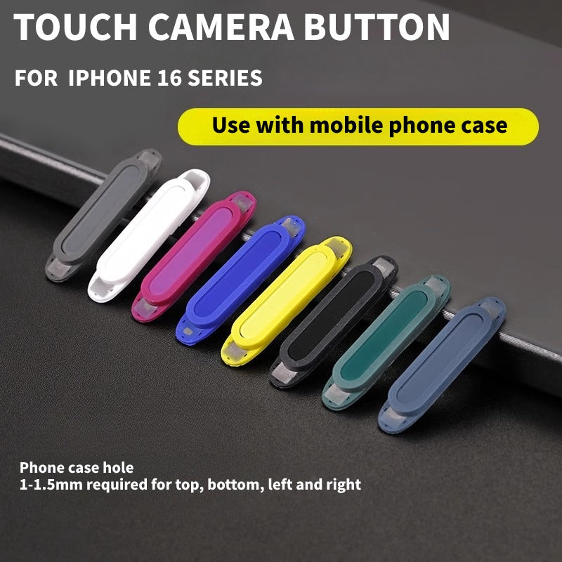 Camera Button Sticker Smart Side Button Membrane Touch Photo Button Silicone For iPhone 16 SERIES