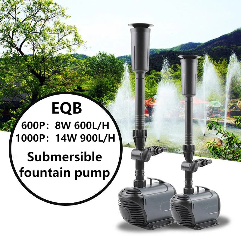 Submersible Pump Fountain For Gardens And Fish Ponds (suitable for water depth below 40 cm)