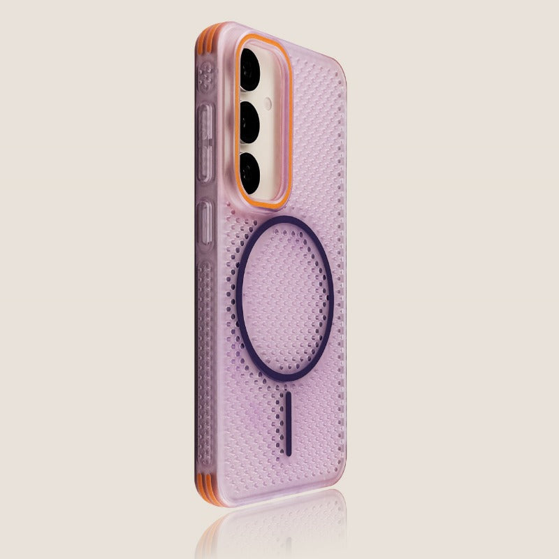 Heat Dissipation and Breathable Magnetic Phone Case For Samsung