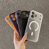 Frosted Magnetic Phone Case For iPhone