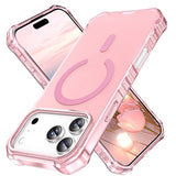 Transparent Frosted Magnetic Phone Case For iPhone
