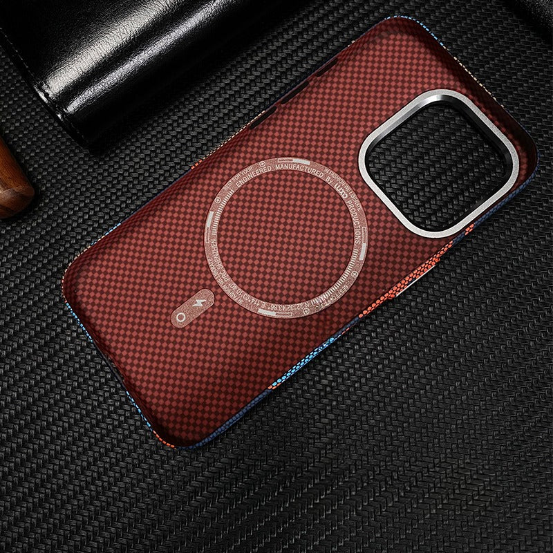 Metal Lens Magnetic Phone Case For iPhone