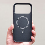 Slim Sandstone Polka Dot Magnetic Phone Case For iPhone