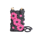 Knitted Crossbody Phone Bag