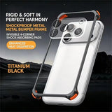 Metal Aluminum Alloy Frame Lens Protective Phone Case For iPhone