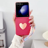 Gradient Pink Phone Case For Samsung Z FLIP 7 6 5