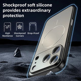 Large Window Matte Lens Protect Phone Case For iPhone