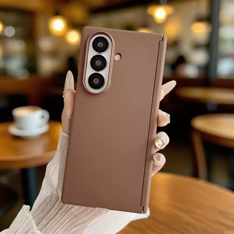 Solid Color Frosted Magnetic Phone Case For Samsung Z FOLD 7 6 5 4