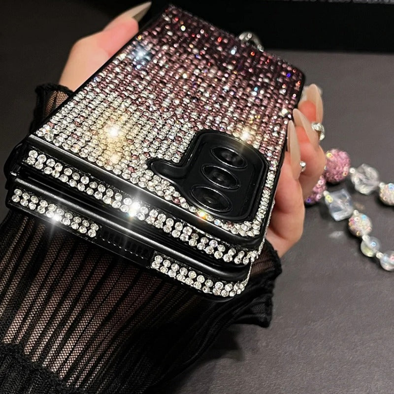 Bling Gradient Full Diamond Case For Samsung