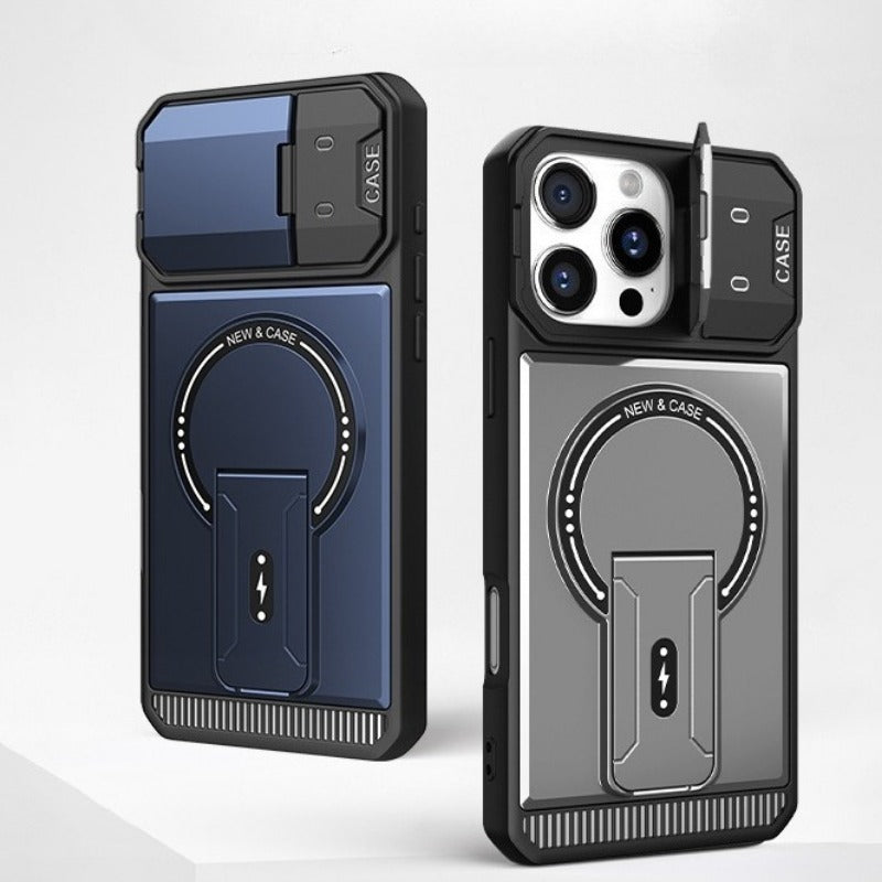 Magnetic Bracket Phone Case For iPhone