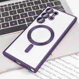 Luxury Transparent Plating Phone Case For Samsung