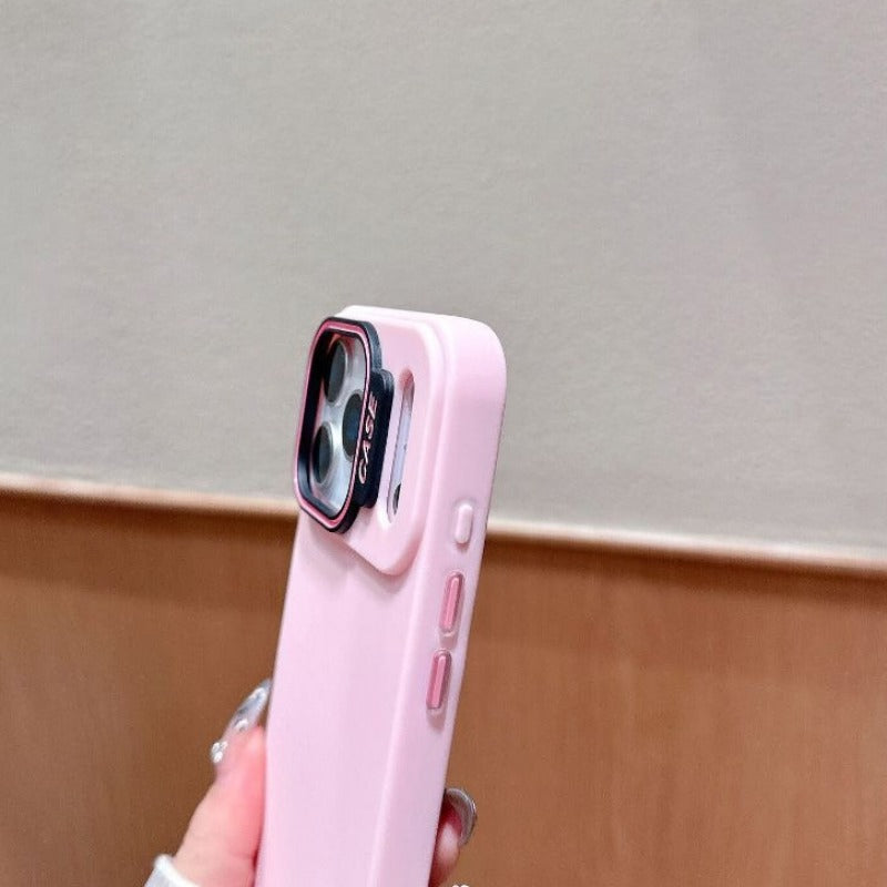 Solid Color Shockproof Phone Case For iPhone