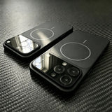 Acrylic Nano Matte Magnetic Wireless Charge Case For iPhone