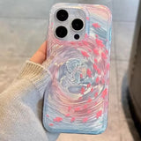 Water Ripple Silicone Phone Case For iPhone