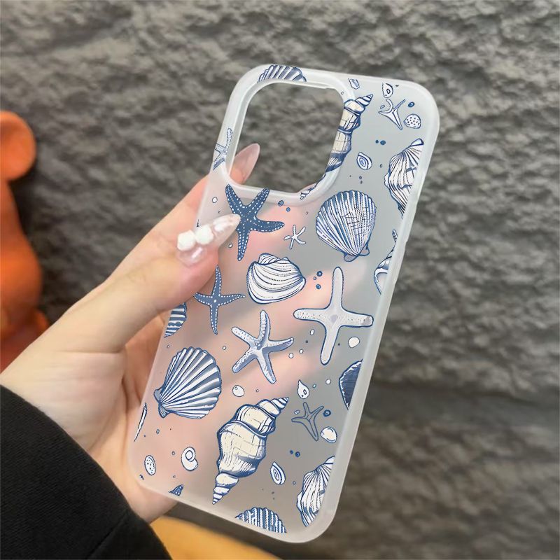 Starfish Shell Anti-fall Phone Case For iPhone