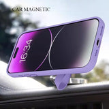 Liquid Silicone Magnetic Ring Phone Case For iPhone