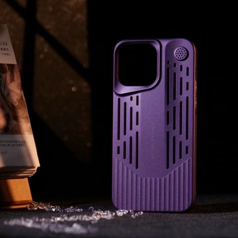 Vertical Stripe Hollow Phone Case For iPhone