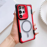 Luxury Magnetic Silicone Case For Samsung
