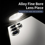 magnetic aluminum alloy frame sturdy and shockproof plastic back cover protective case for Samsung