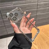 Electroplate Transparent Phone Case For iPhone