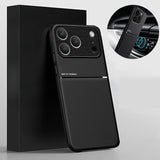 Leather Texture Magnet Case For iPhone