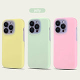 Soft Jelly Liquid Silicone Phone Case For iPhone