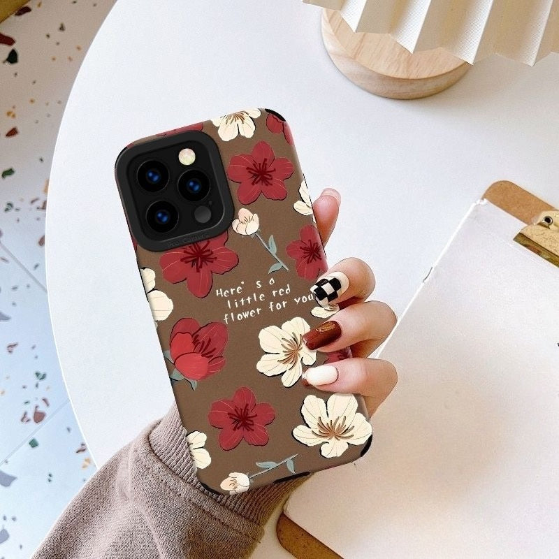 Flower Bud Soft Phone Case For iPhone