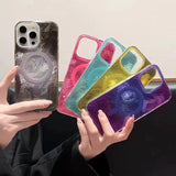 Smudge Gradient Magnetic Phone Case For iPhone