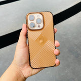 Non-yellowing 3D Pattern Transparent Phone Case For iPhone