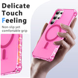 Transparent Frosted Magnetic Phone Case For Samsung