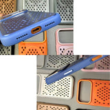 Mesh Magnetic Shockproof Phone Case For iPhone