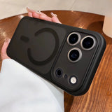 Frosted Magnetic Phone Case For iPhone