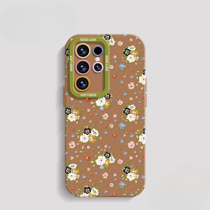 Floral Silicone Phone Case For Samsung