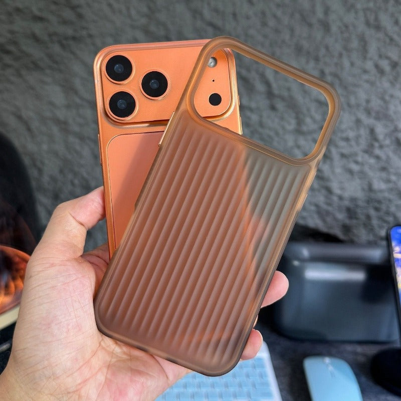 Frosted Corrugated Phone Case For iPhone